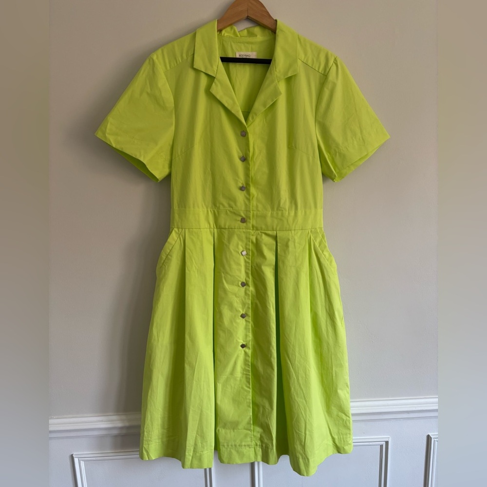 Bodybag by Jude Sunny Shirt Dress Lime Green | M